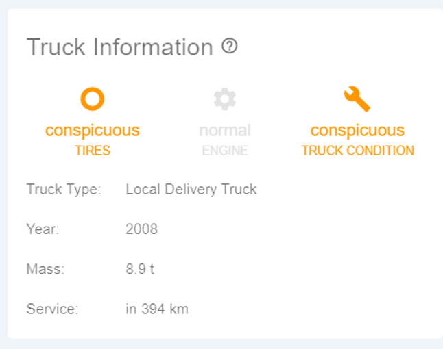 Horizon: Truck Information